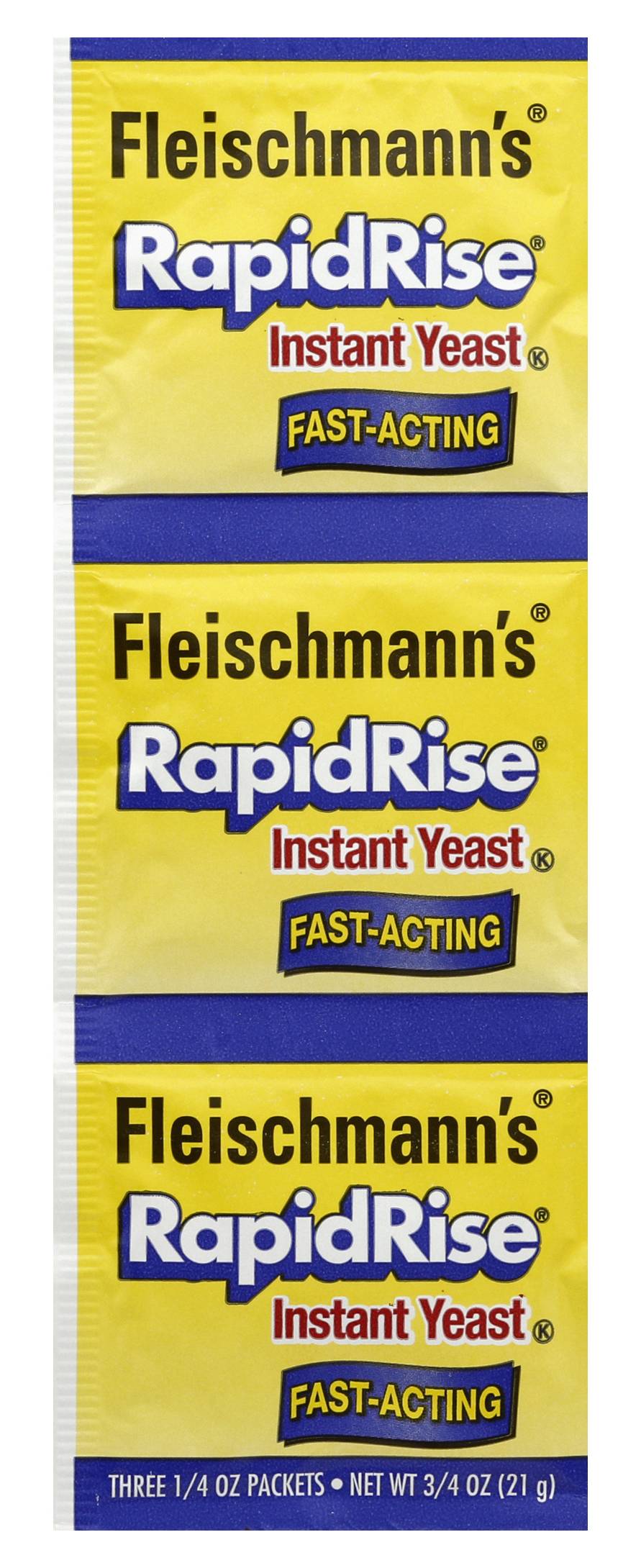 Fleischmann's Rapidrise Instant Yeast (0.25 oz, 3 ct)