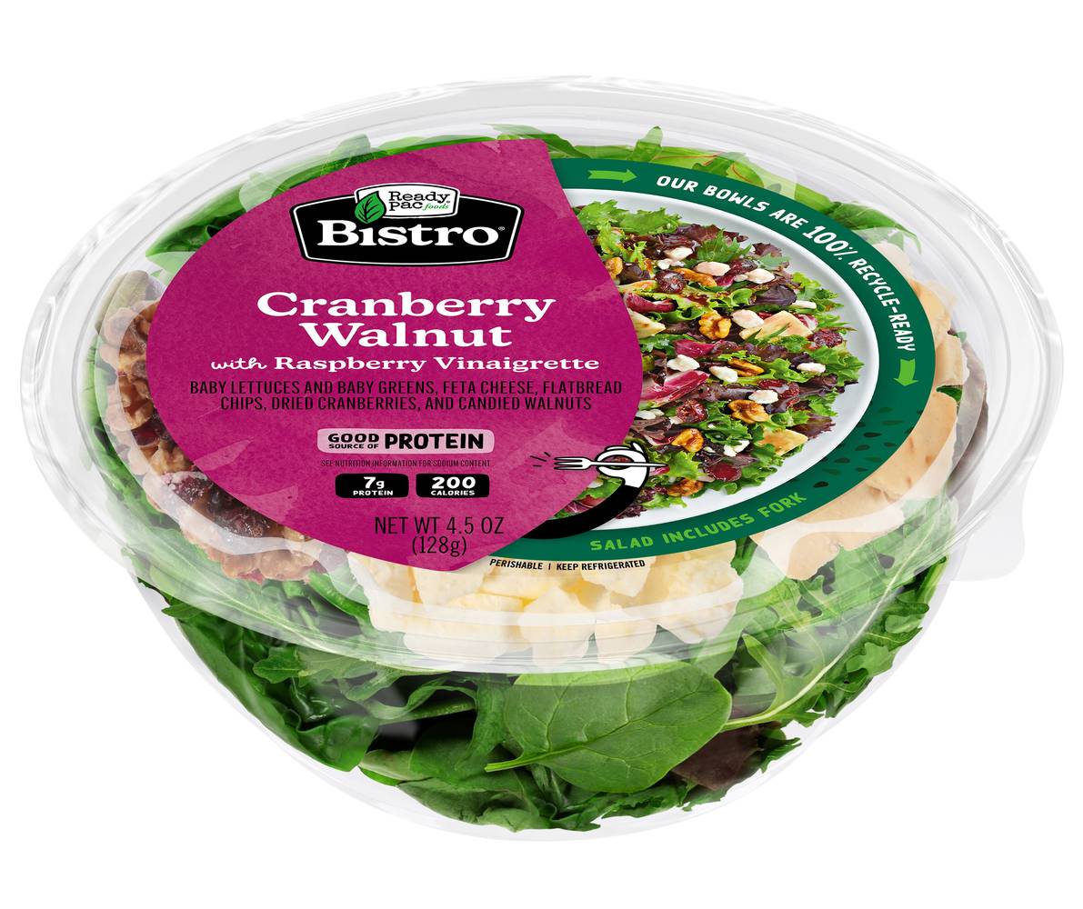 Bistro Cranberry Walnut Salad With Raspberry Vinaigrette (4.5 oz)
