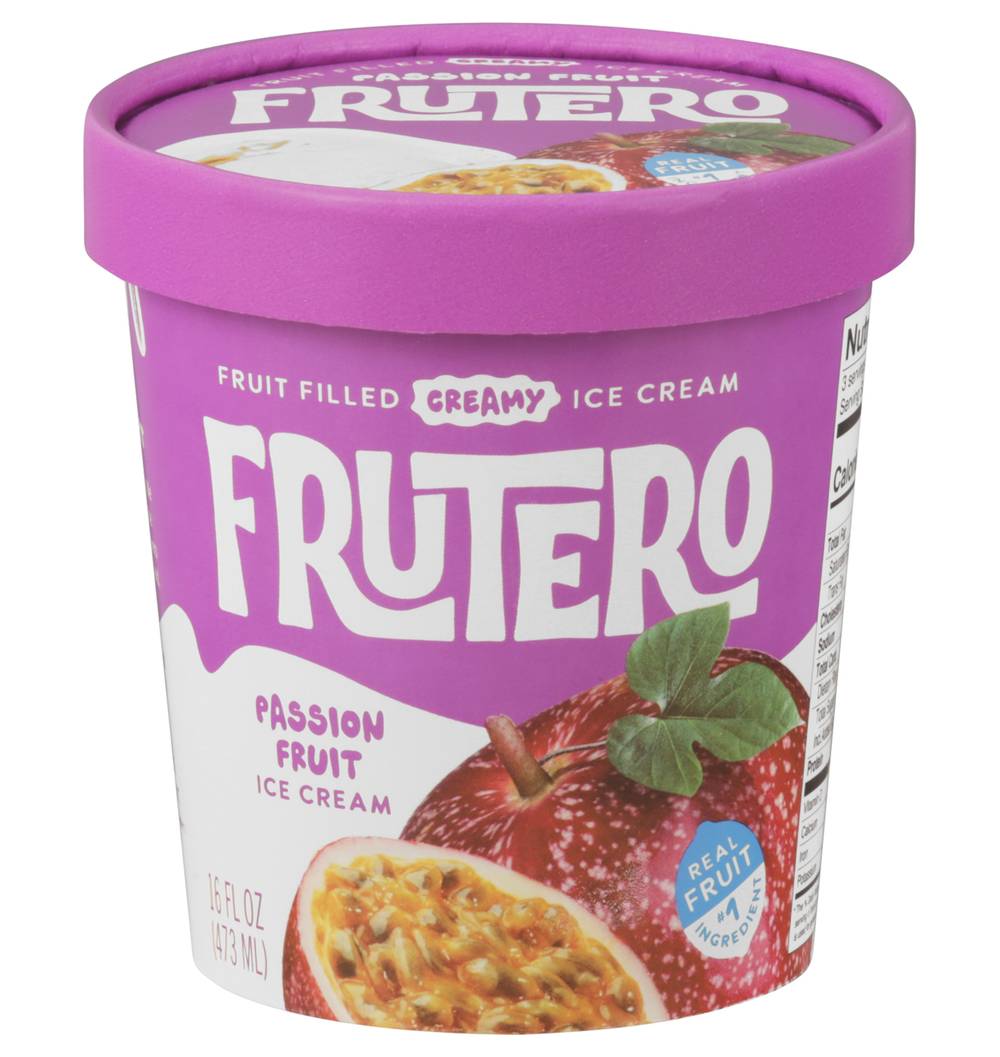 Frutero Ice Cream, Passion Fruit (16 fl oz)