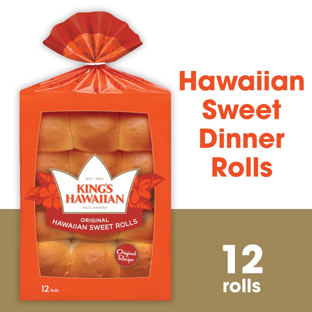 King's Hawaiian Original Sweet Rolls (12 oz, 12 ct)