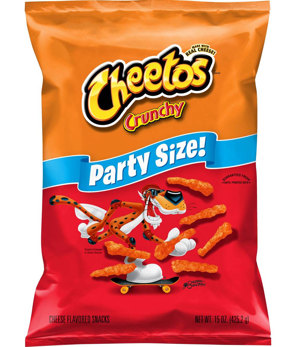 Cheetos Party Size! Crunchy Snacks, Cheese (15 oz)