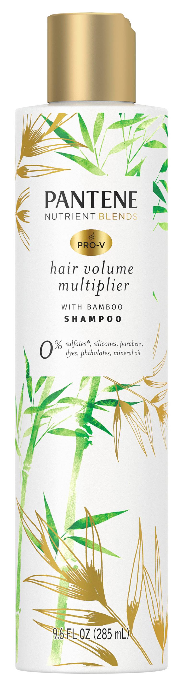 Pantene Nutrient Blends Hair Volume Multiplier Shampoo With Bamboo (9.6 fl oz)
