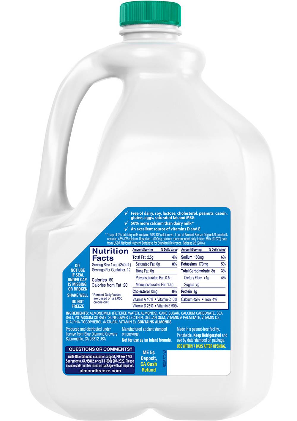 Almond Breeze Original Almondmilk (96 fl oz)