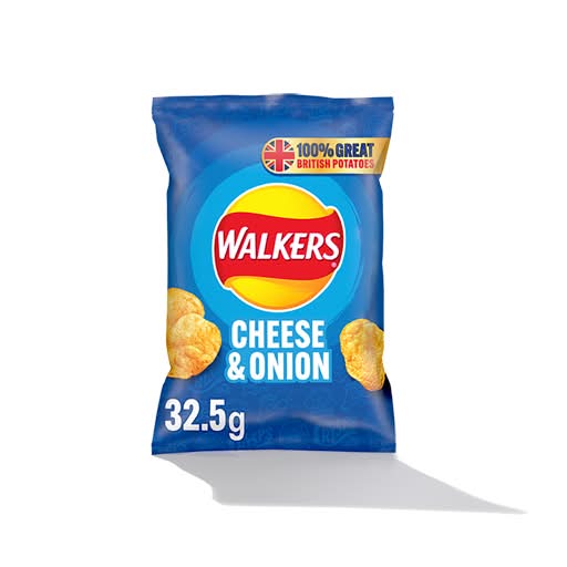 Walkers Cheese & Onion Crisps