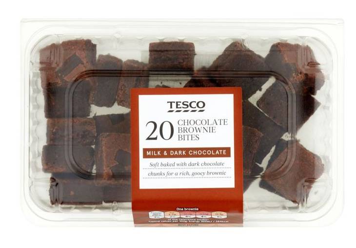 Tesco 20 Chocolate Brownie Bites (408111)