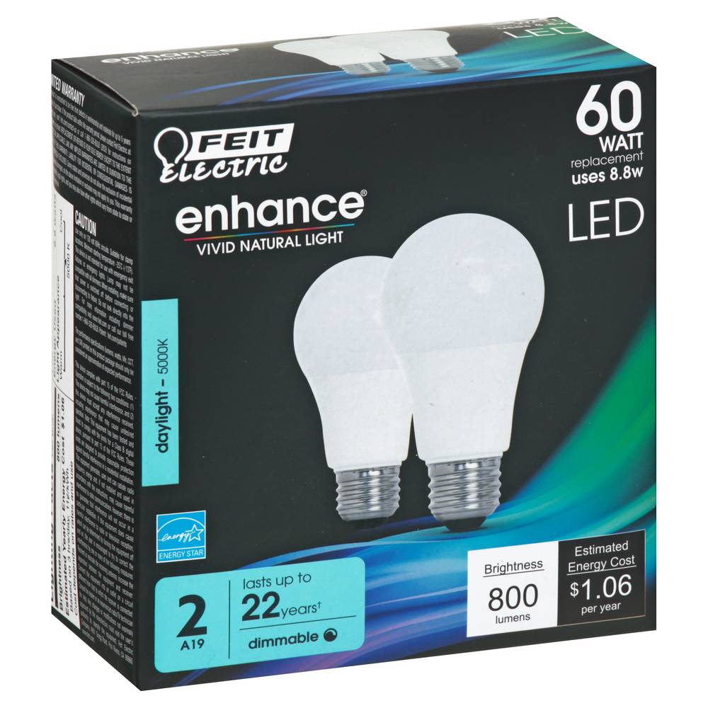 Feit Electric 60 Watts Enhance Daylight Led Bulbs