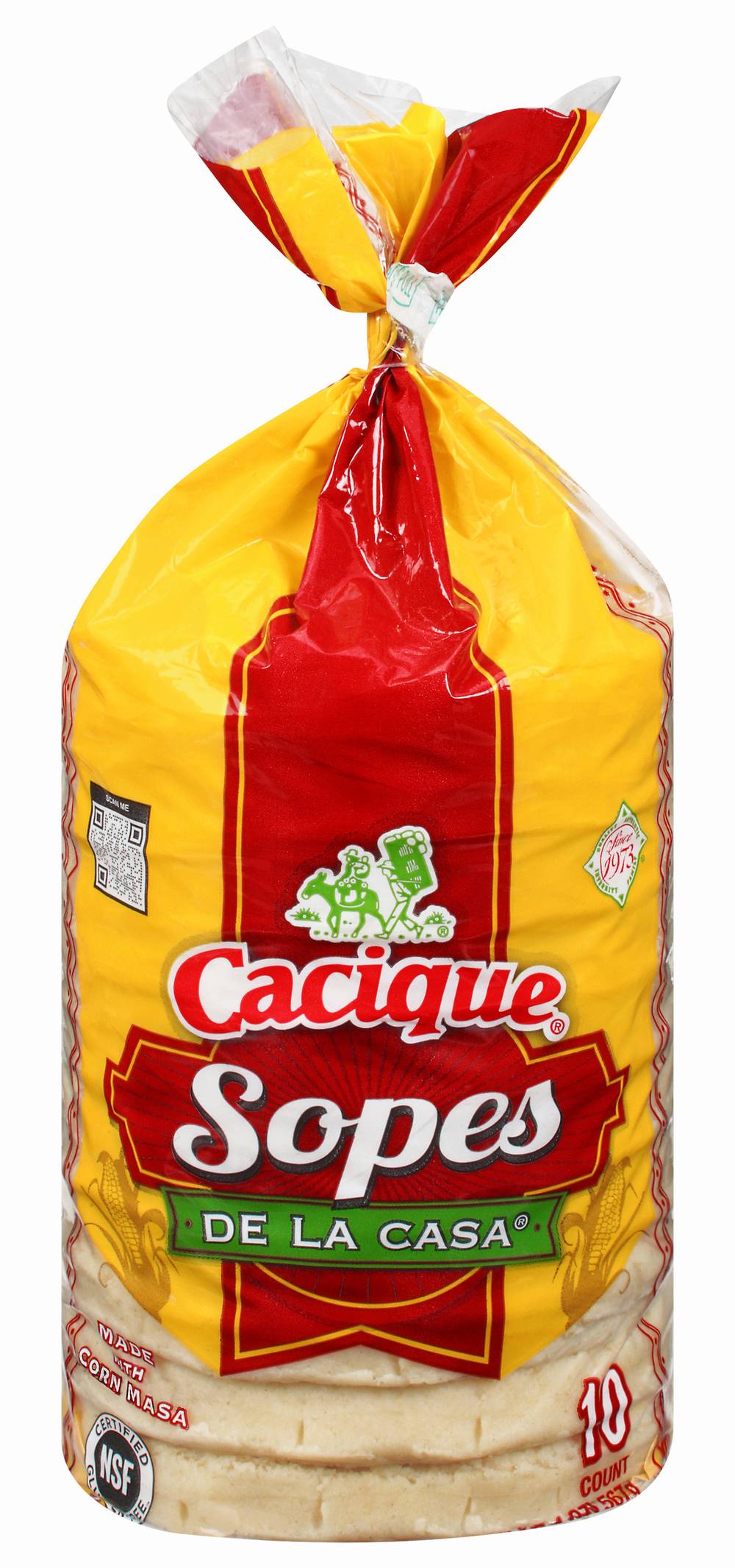 Cacique De La Casa Sopes With Corn Masa (20 oz, 10 ct)