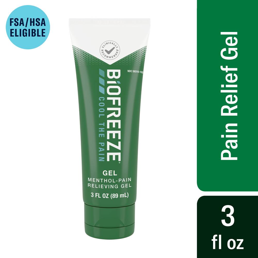 Biofreeze Menthol Pain Relief Gel (3 fl oz)