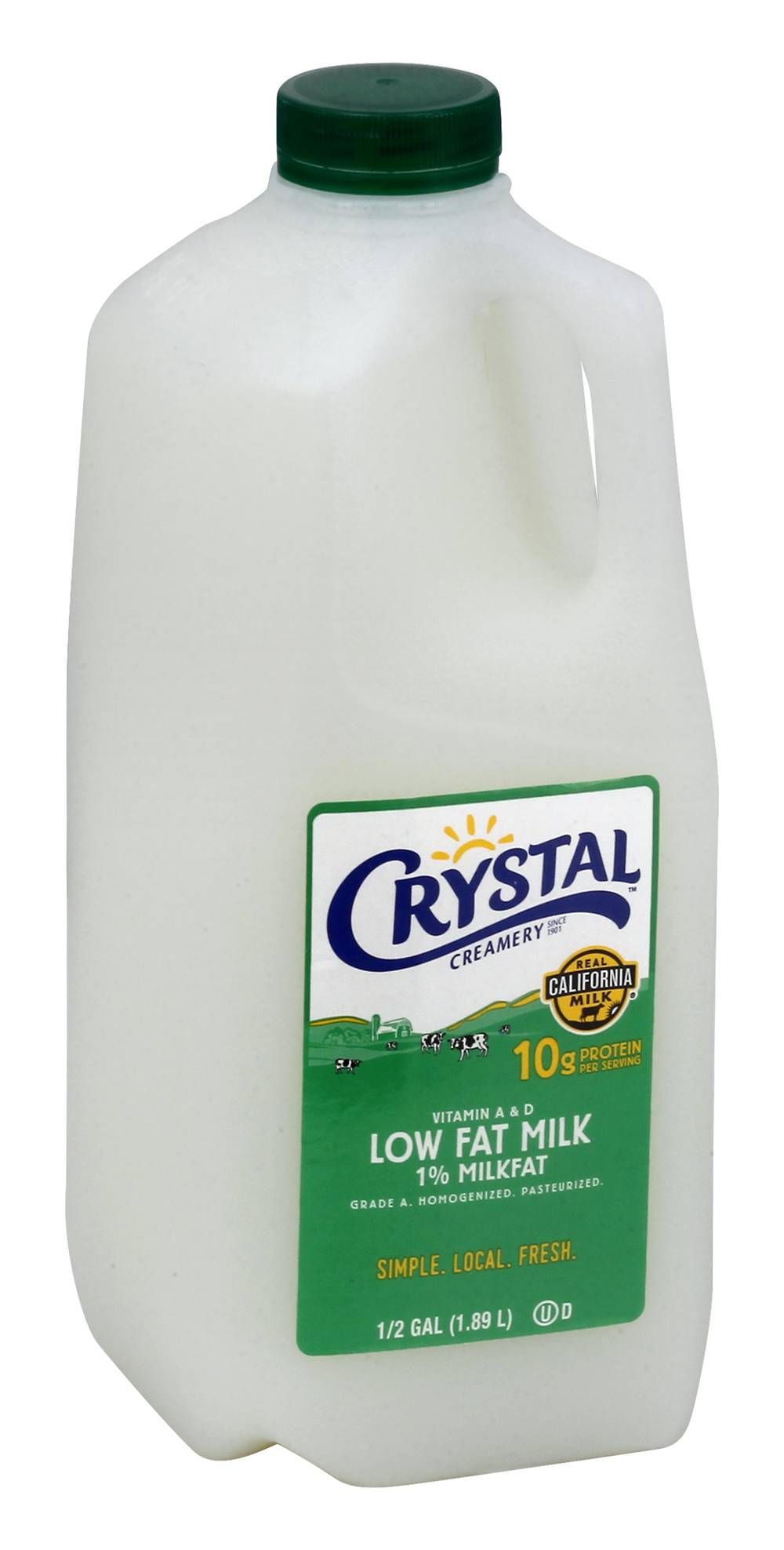 Crystal Creamery Low Fat Milk (1.89 L)
