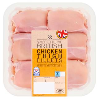 Co-op British Chicken Thigh Fillets 500g