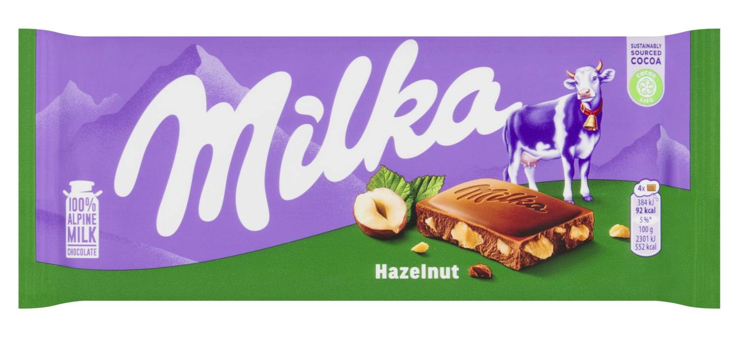 Milka Hazelnut Chocolate 100G