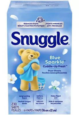 Snuggle Blue Sparkle Dryer Sheets (7.1 oz)