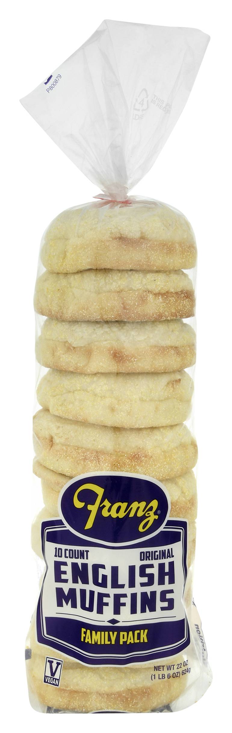 Franz Original English Muffins (22 oz, 10 ct)