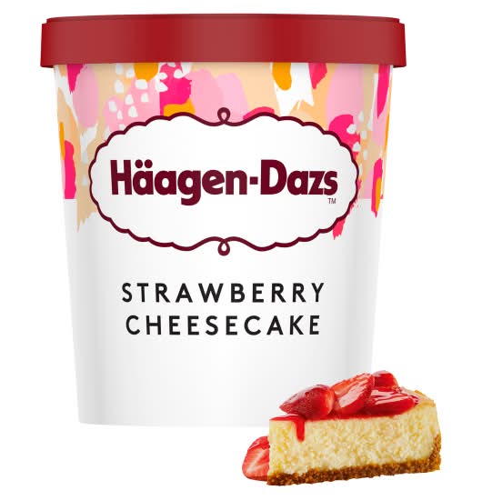 Häagen-Dazs Strawberry Cheesecake, Ice Cream (460ml)