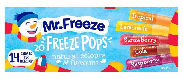 Mr. Freeze Freeze Pops 20 X 45 Ml