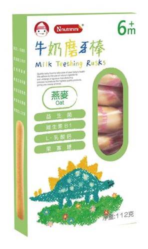 Nutrinini脆妮妮-燕麥磨牙棒(8入/盒) #172767