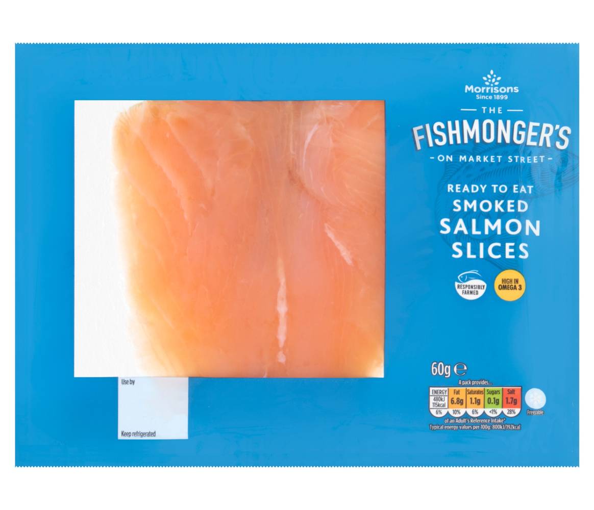 Morrisons Smoked Salmon 60G