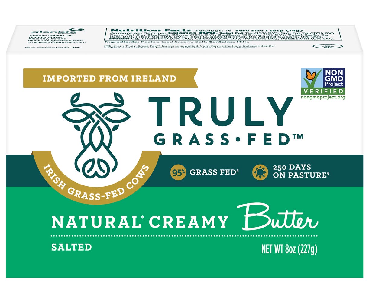 Truly Fed Natural Creamy Salted Butter (8 oz)