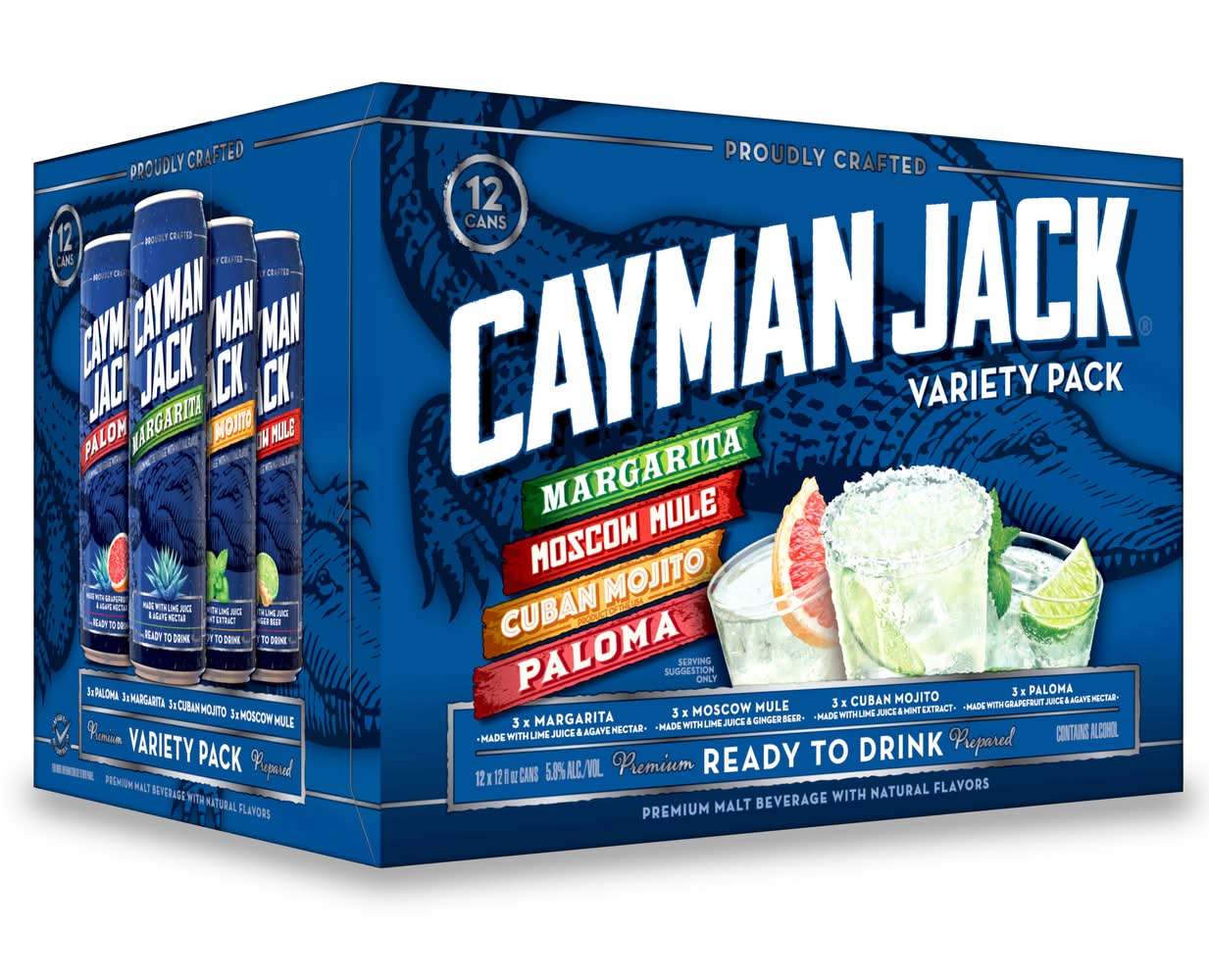 Cayman Jack Variety pack Beer (12 x 12 fl oz)