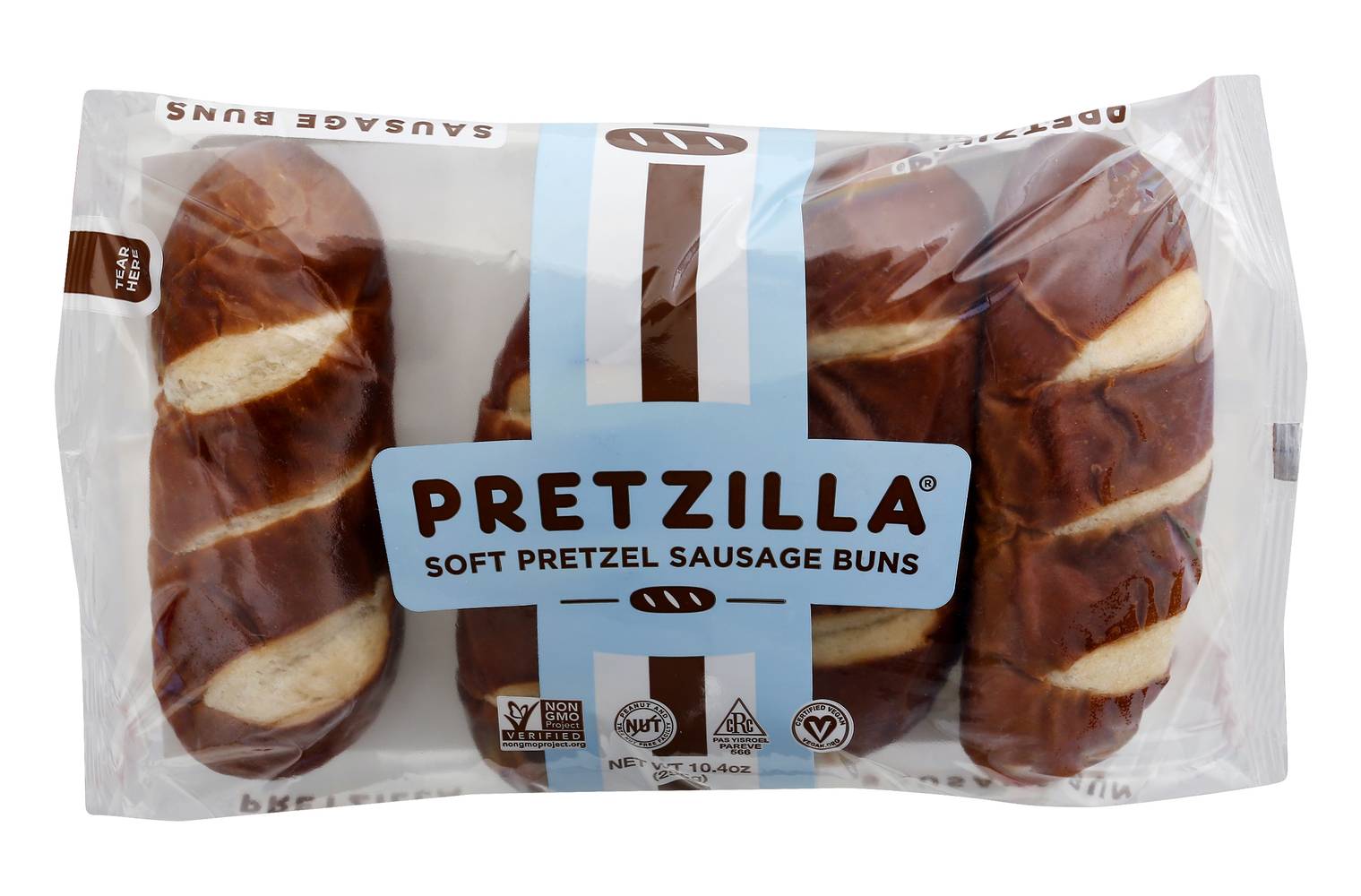 Pretzilla Soft Pretzel Sausage Buns (10.4 oz)