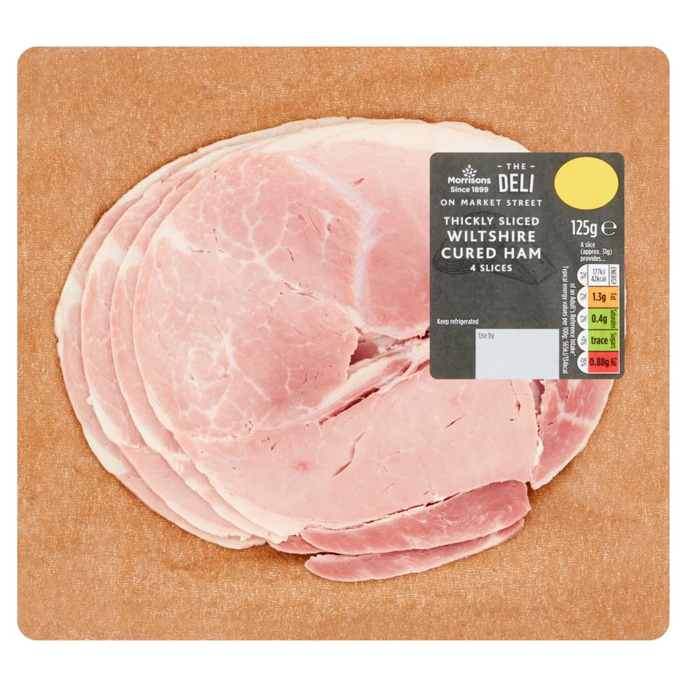 Morrisons From Our Deli Wiltshire Ham 125G