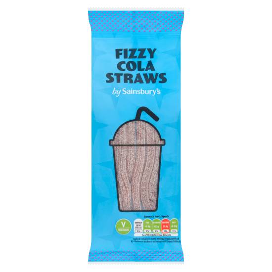 Sainsbury's Fizzy Cola Straws (70g)
