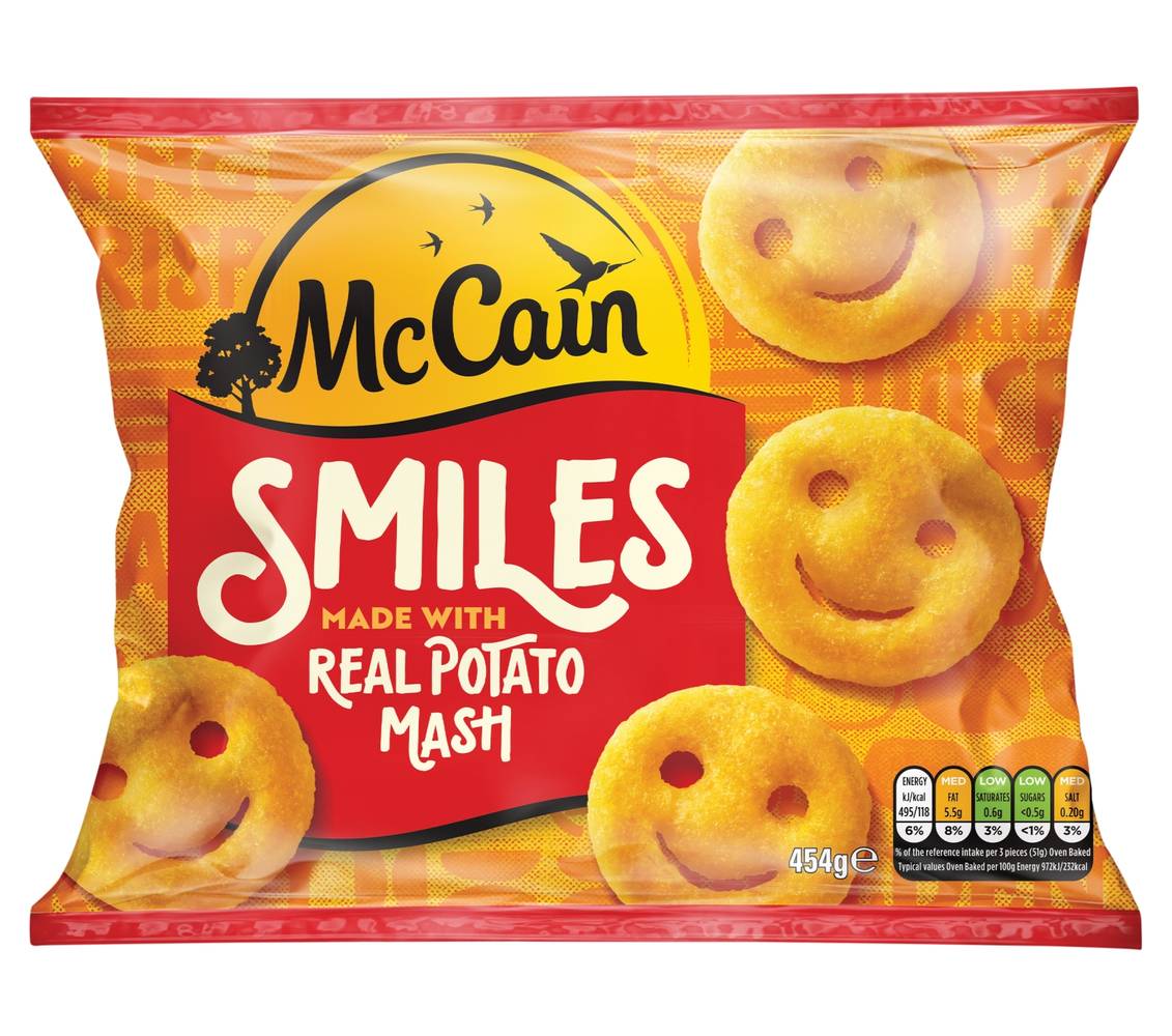 Mccain Smiles 454G (Frozen)