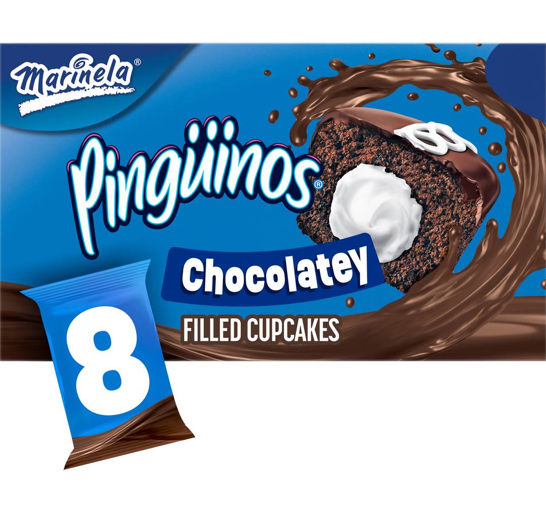 Marinela Pingüinos Chocolate Creme-Filled Cupcakes (11.3 oz)