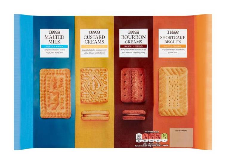Tesco Variety Pack Biscuits 700g (408065)