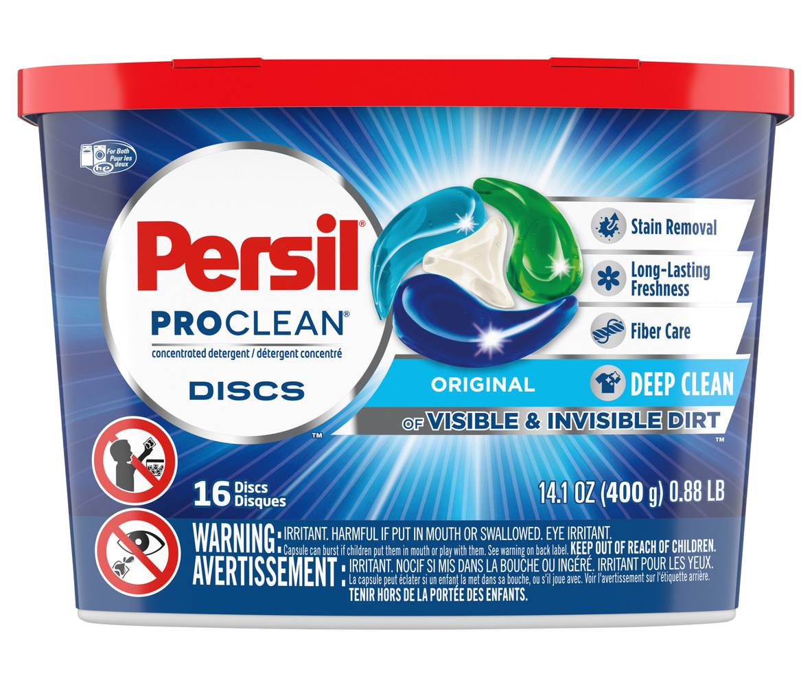 Persil Proclean Laundry Detergent Discs (16 ct)