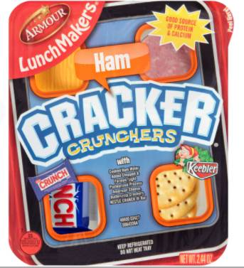 Armour Lunchmakers Ham Cracker Crunchers With Crunch Bar (2.44 oz)