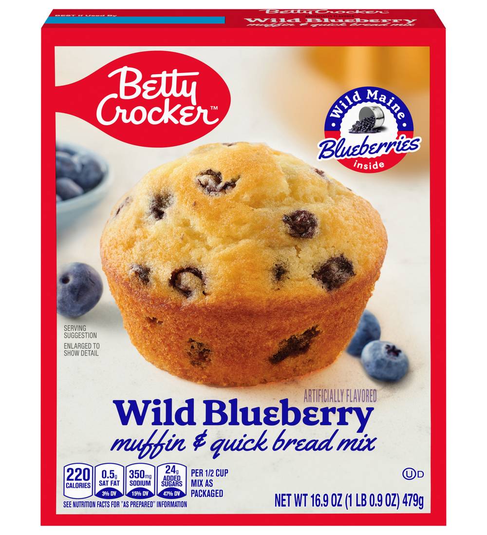 Betty Crocker Wild Blueberry Muffin and Quick Bread Mix (16.9 oz)