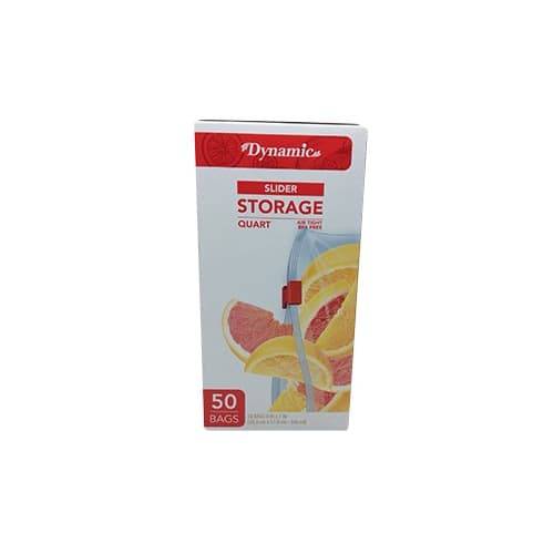 Dynamic 1 Qt Slider Storage Bags