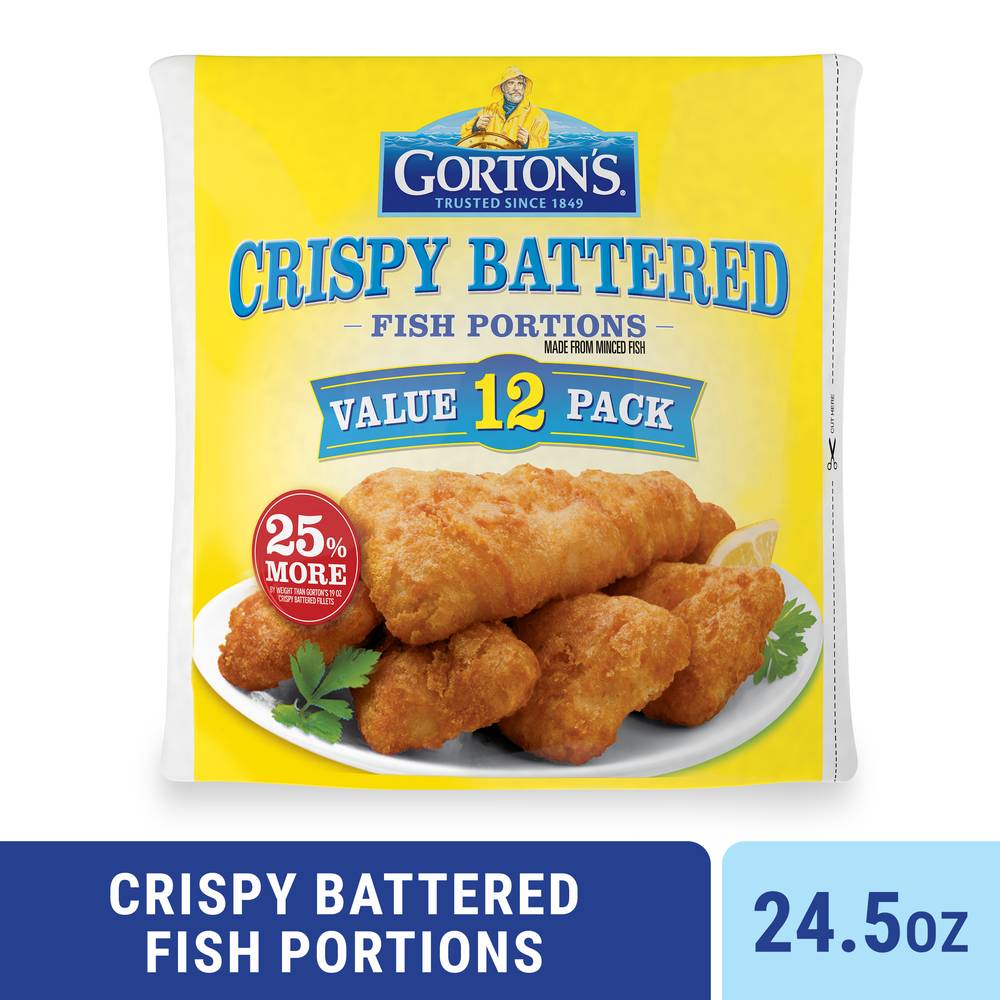 Gorton's Crispy Battered Fish Portions (1.53 lbs, 12 ct)