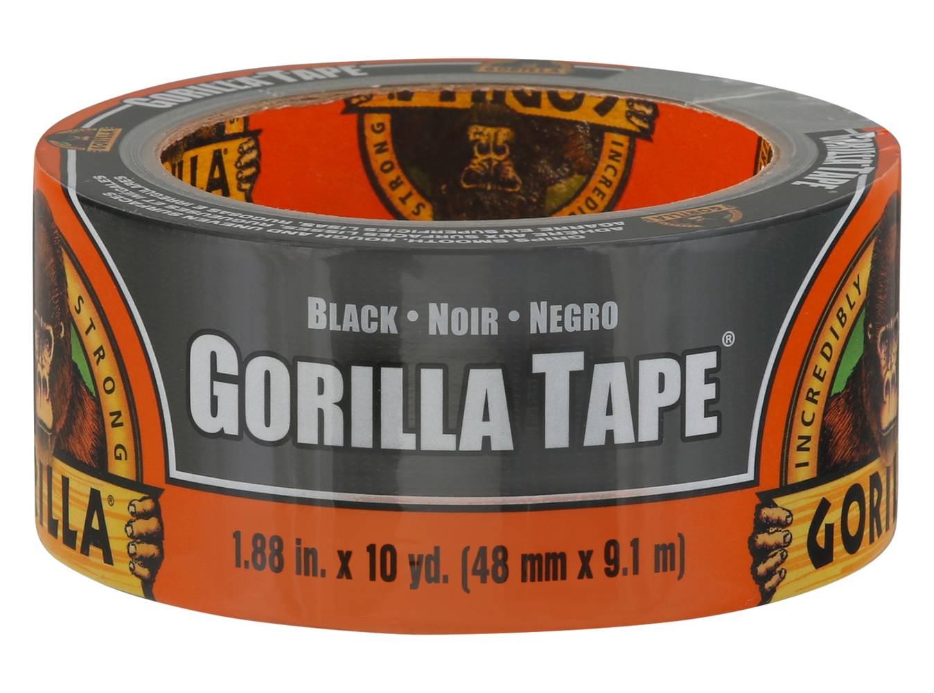 Gorilla Duct Tape, 48 mm X 9.1 m, Black (717 g)