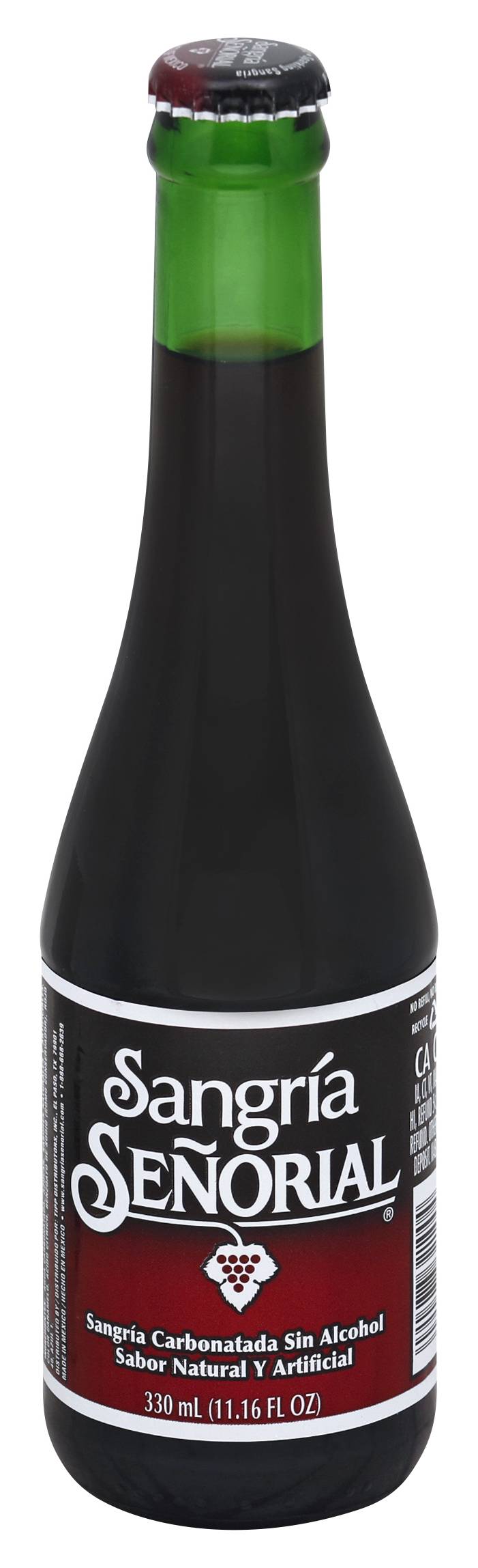 Sangría Señorial Sparkling Non-Alcoholic Soda (11.16 fl oz)