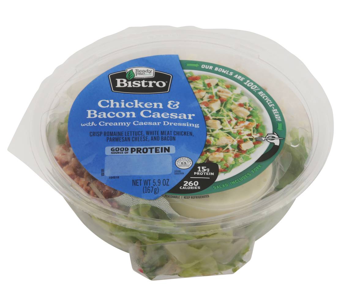 READY PAC SALADS Chicken & Bacon Caesar Sala (5.9 oz)