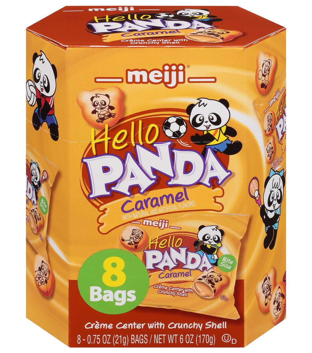 Meiji Hello Panda Caramel Creme Filled Cookies (6 oz)