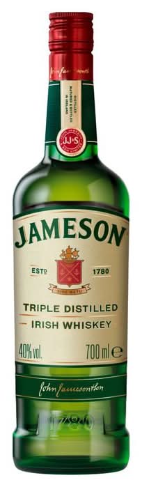 Jameson Triple Distilled Irish Whiskey 70cl (660300)