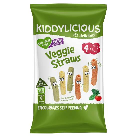 Kiddylicious Veggie Straws (4 pack)