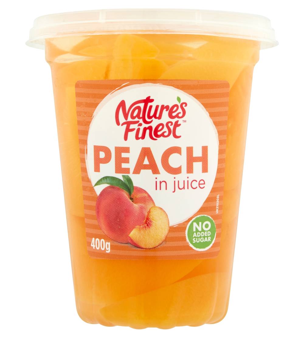 Natures Finest Peach Slices 400G