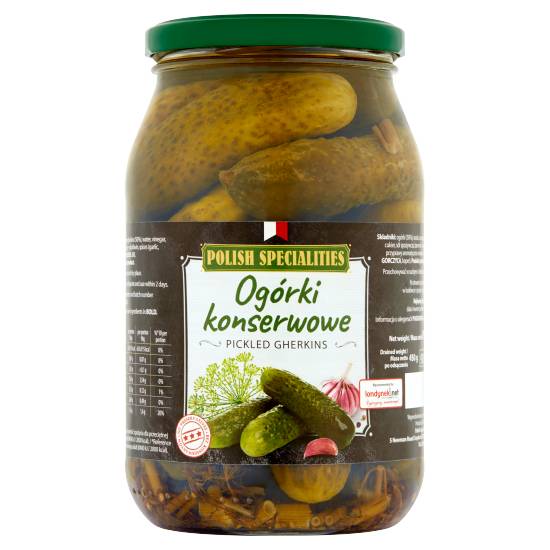 Polish Specialities Pickled Gherkins (850g)