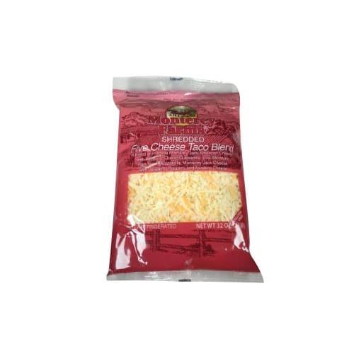 Monterey Farms Shredded Five Cheese Taco Blend (2 lbs)