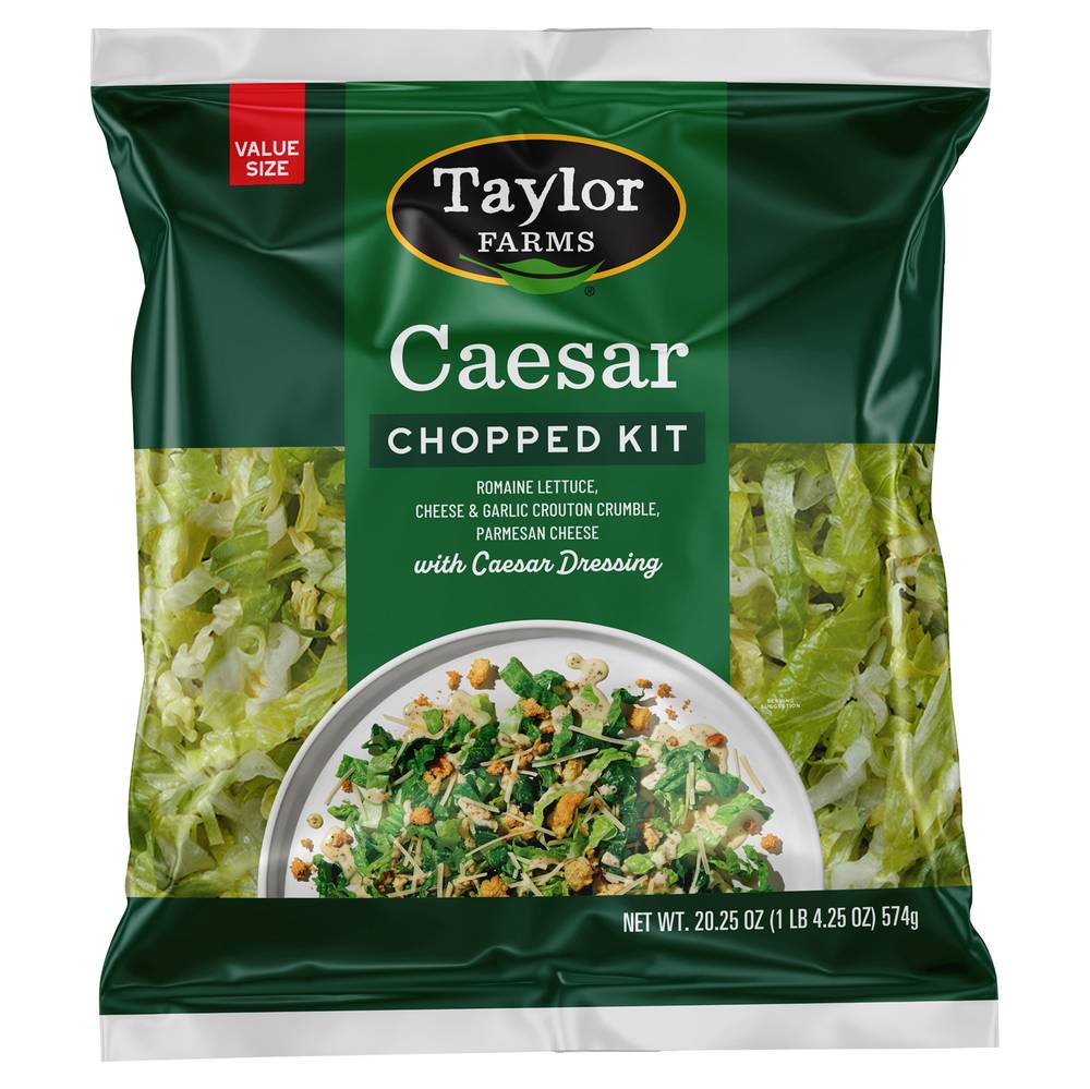 Taylor Farms Caesar Chopped Salad Kit, Family Size (20.25 oz)