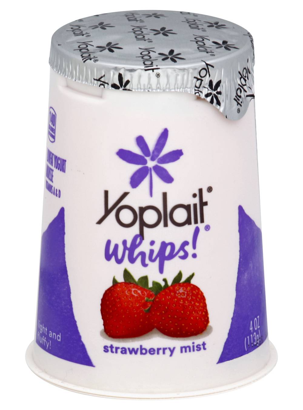 Yoplait Low Fat Yogurt Mousse, Strawberry Mist (4 oz)