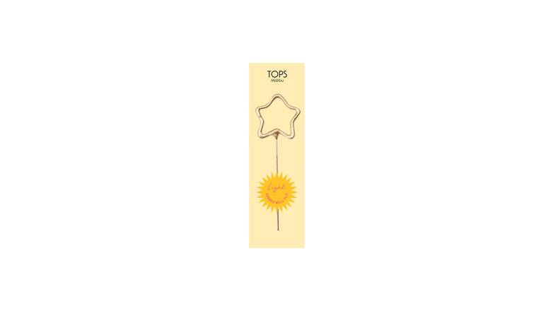 TOPS Malibu "Star" Sparkler Candle