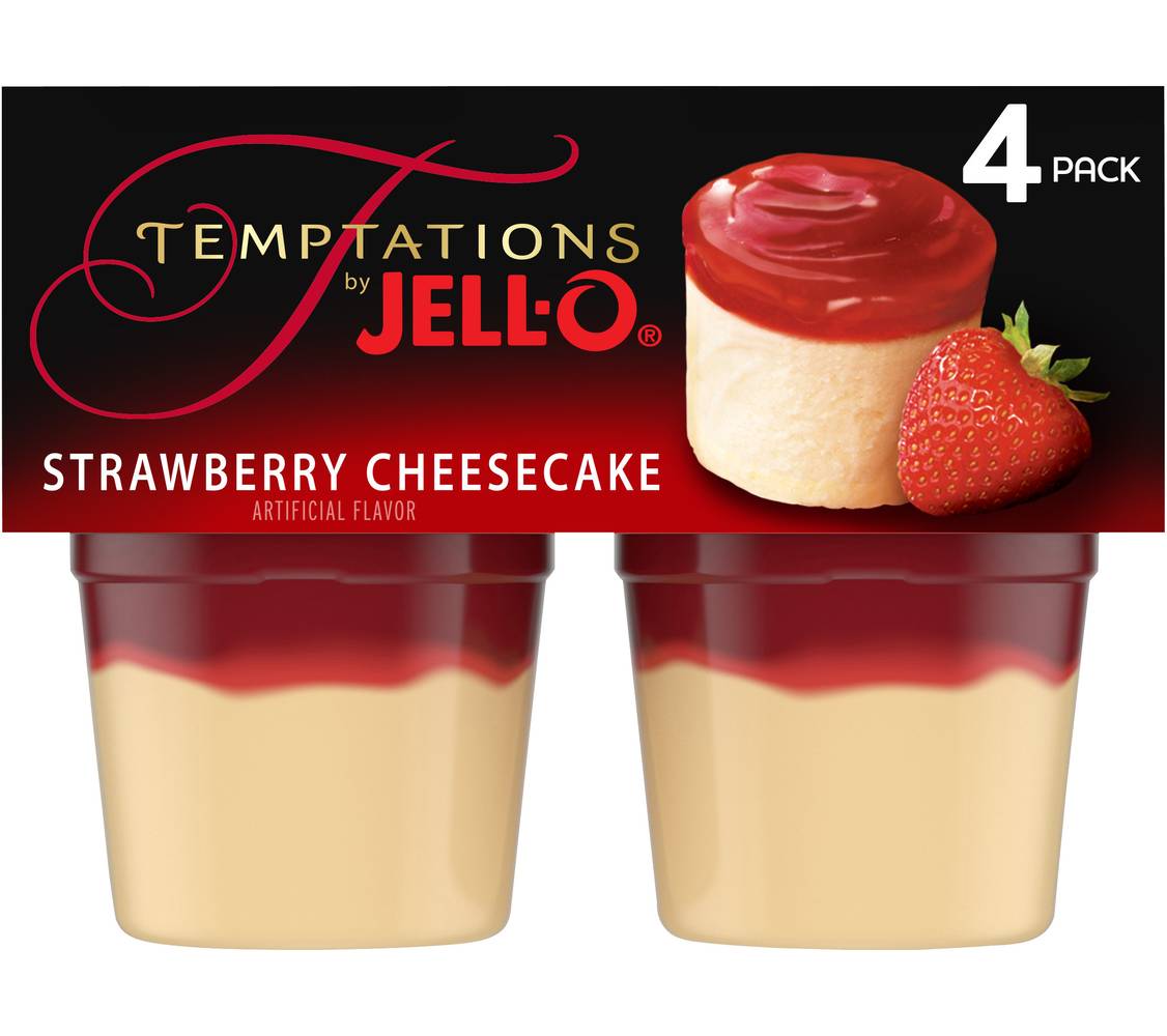 Jell-O Temptations Strawberry Cheesecake Snacks (14.1 oz)