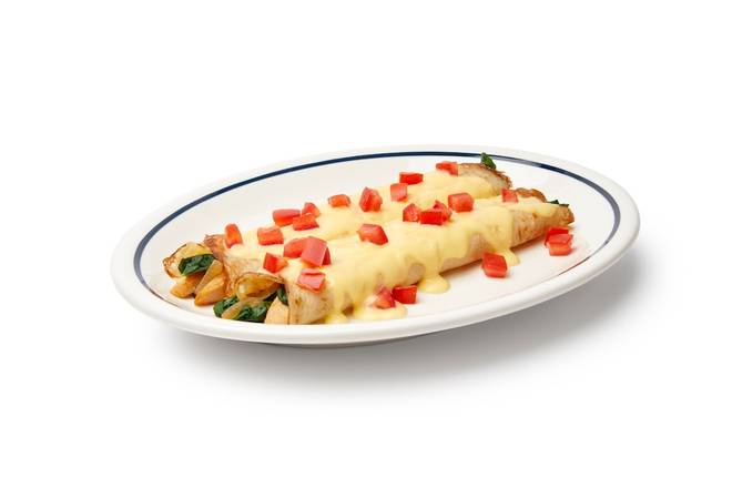 Chicken Florentine Crepes