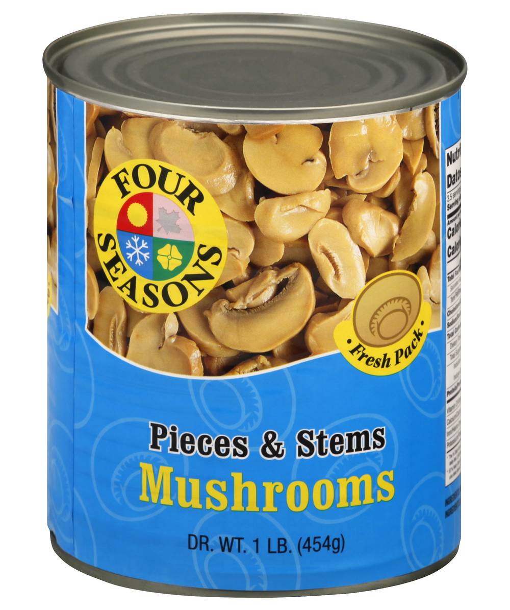 Four Seasons Pieces & Stems Mushrooms (1 lbs)