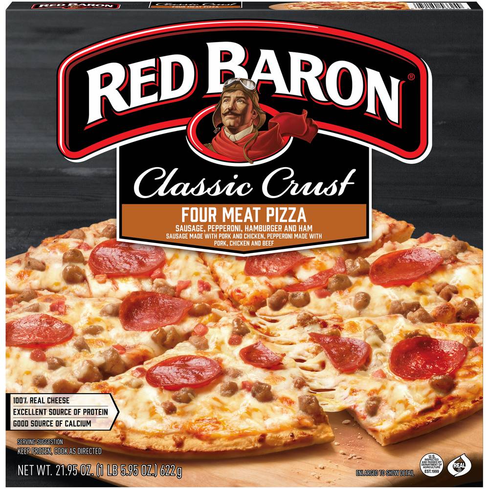 Red Baron Classic Crust Four Meat Pizza (21.95 oz)